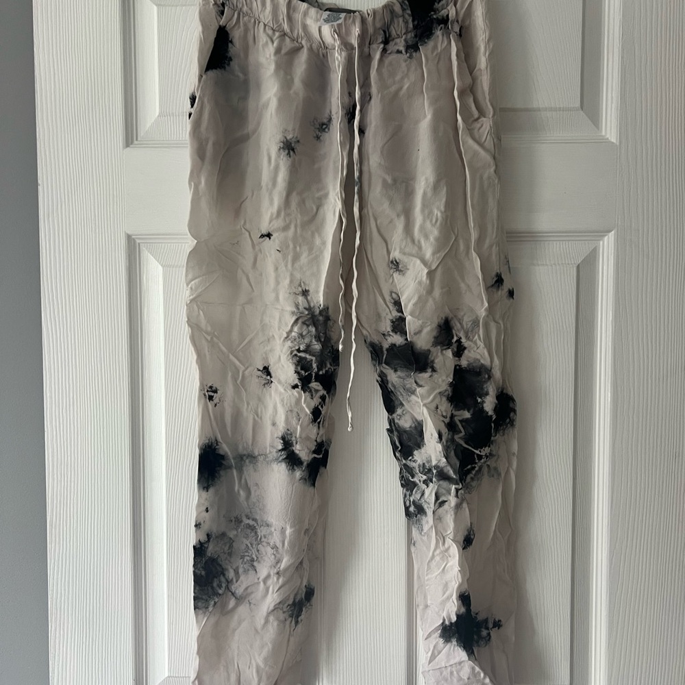 Language Black and Gray Artistic Joggers